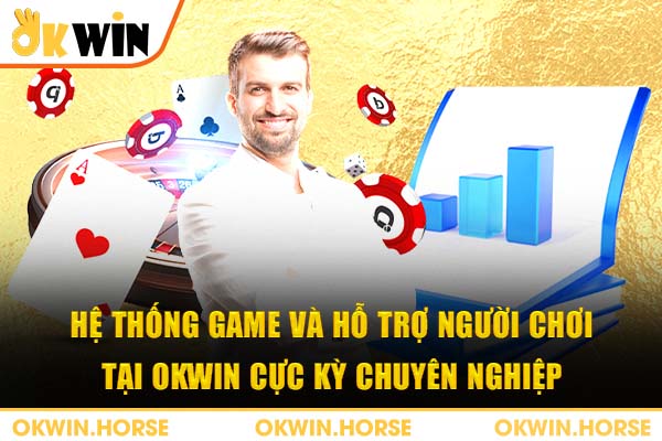 Hệ thống game và hỗ trợ người chơi tại OKWIN cực kỳ chuyên nghiệp